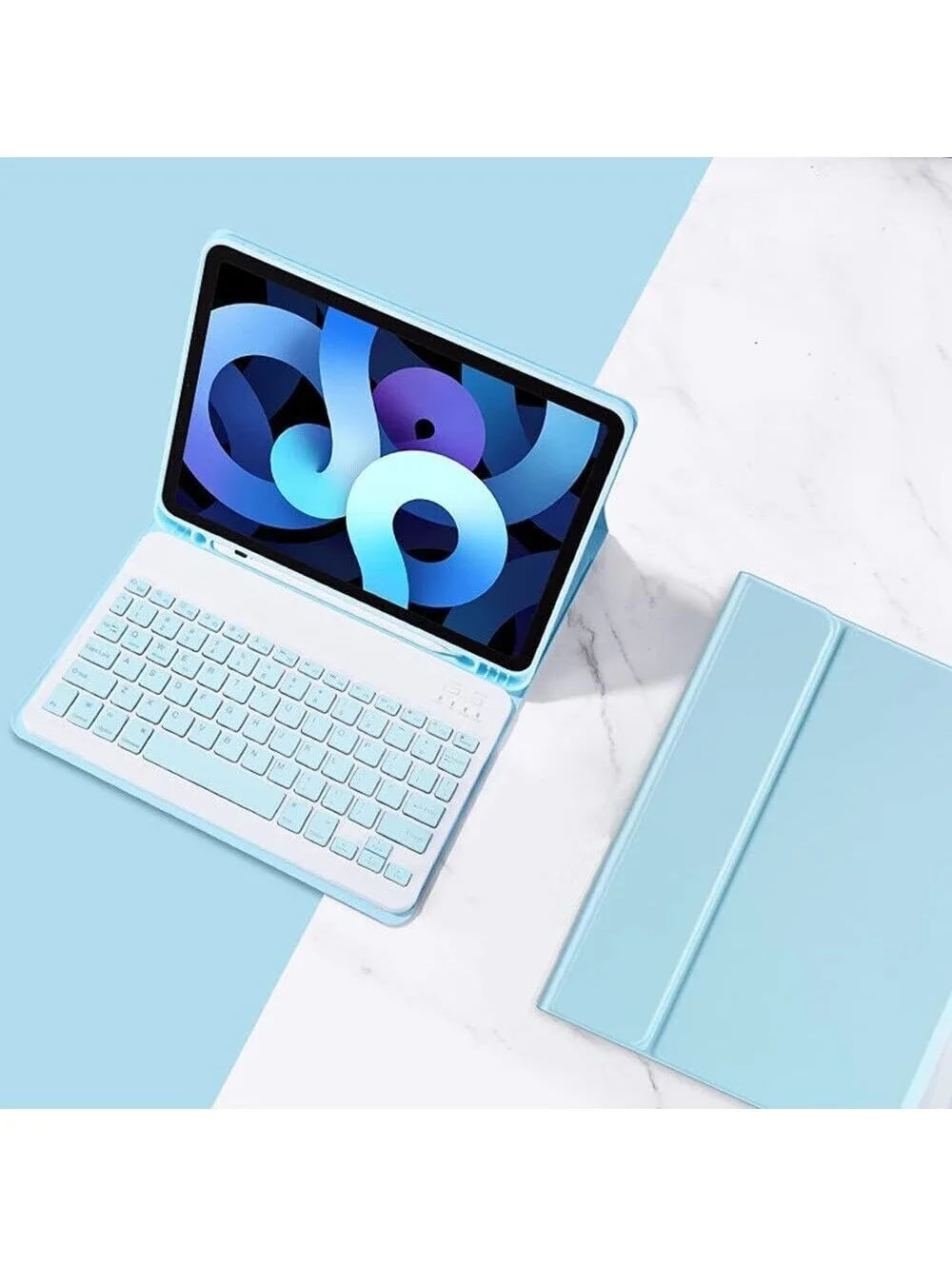 iPad mini 5 iPad mini 4 Keyboard Case Cute Color Keyboard Detachable Bluetooth